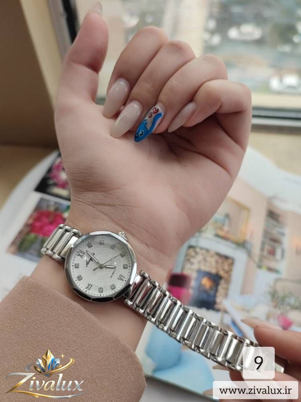 ساعت مچی زنانه مارک AOQILI بند فلزی