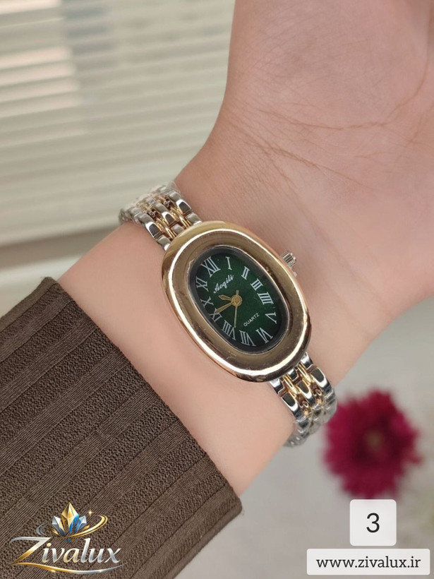 ساعت مچی زنانه مارک AOQILI بند فلزی