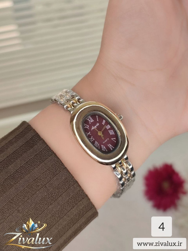 ساعت مچی زنانه مارک AOQILI بند فلزی