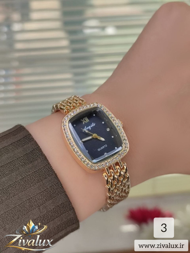 ساعت مچی زنانه مارک AOQILI بند فلزی