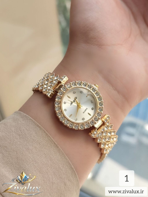 ساعت مچی زنانه مارک AOQILI بند فلزی