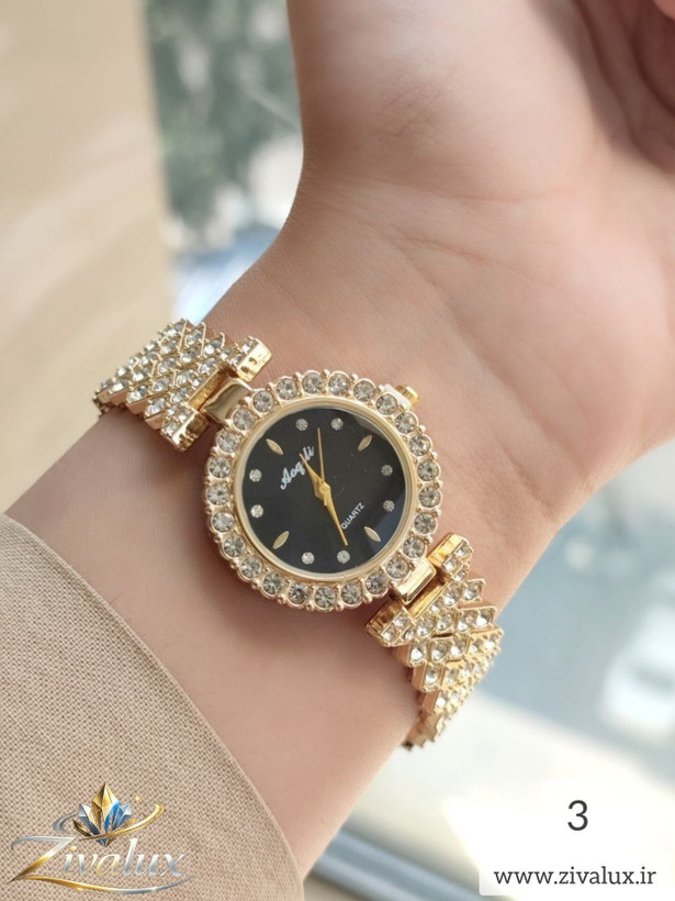 ساعت مچی زنانه مارک AOQILI بند فلزی