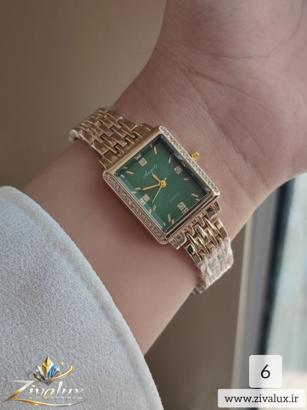 ساعت مچی زنانه مارک AOQILI بند فلزی