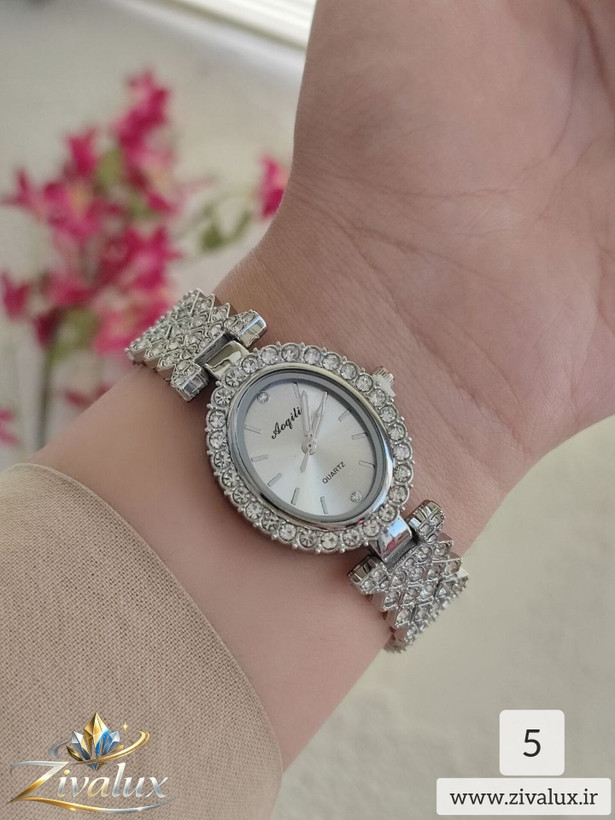 ساعت مچی زنانه مارک AOQILI بند فلزی