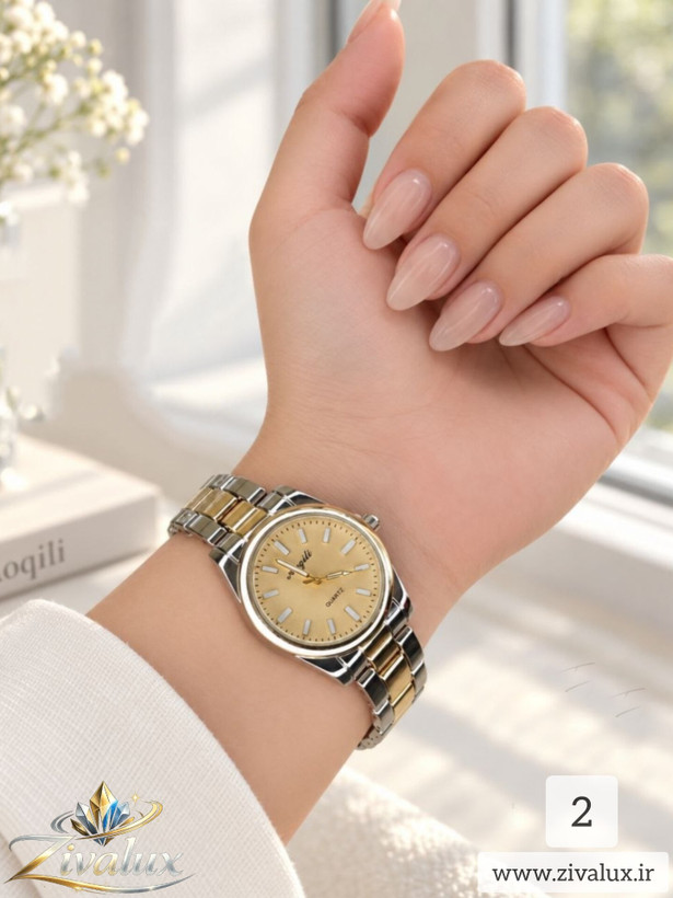ساعت مچی زنانه مارک AOQILI بند فلزی