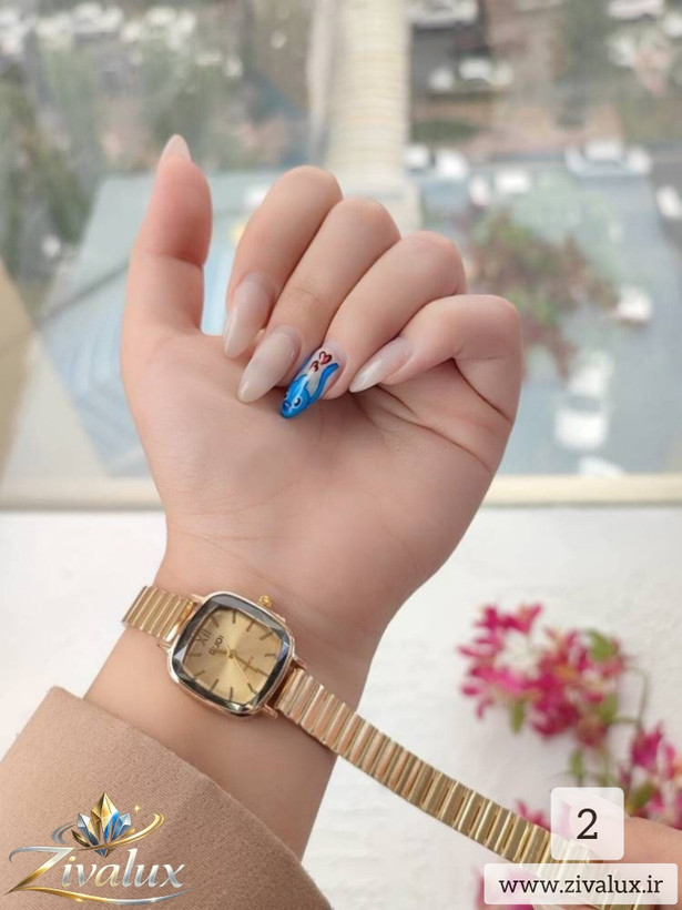 ساعت مچی زنانه مارک GUQI بند فلزی