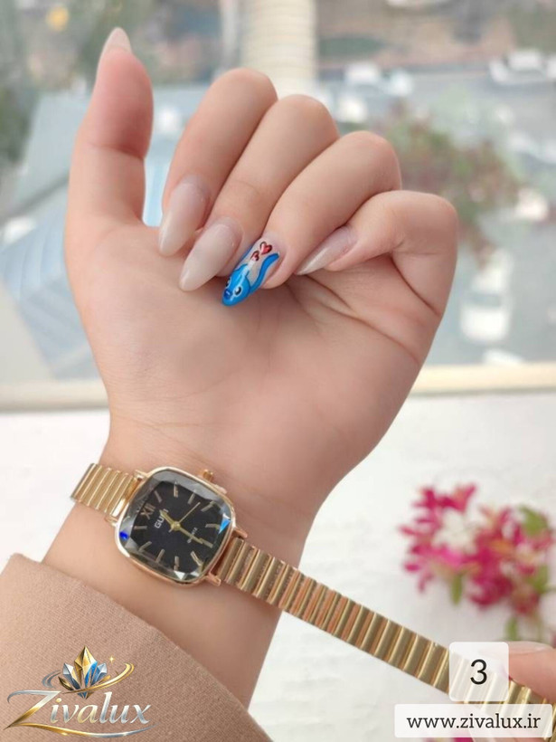 ساعت مچی زنانه مارک GUQI بند فلزی