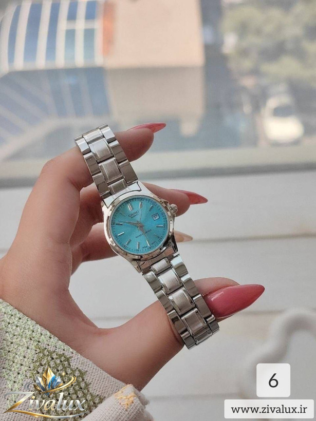 ساعت مچی زنانه مارک کاسیو CASIO بند فلزی