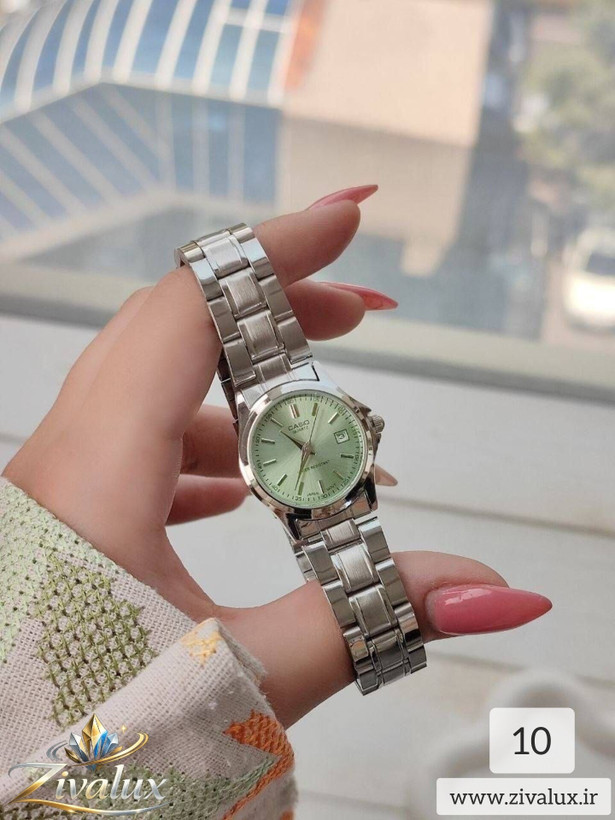 ساعت مچی زنانه مارک کاسیو CASIO بند فلزی