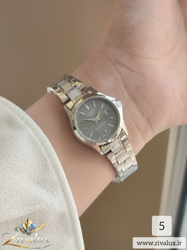 ساعت مچی زنانه مارک کاسیو CASIO بند فلزی