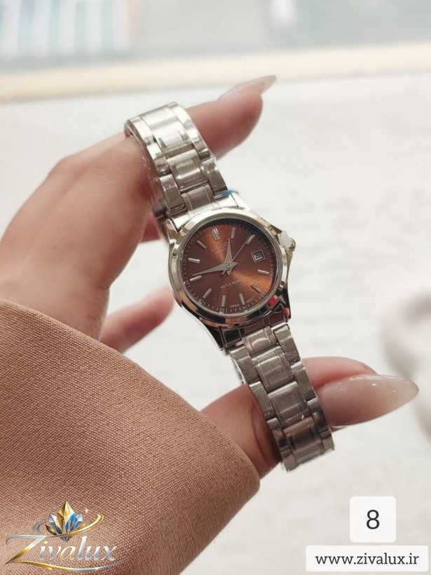 ساعت مچی زنانه مارک کاسیو CASIO بند فلزی