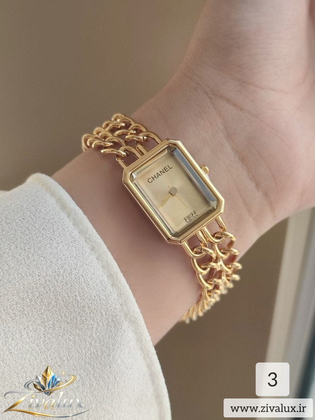 ساعت مچی زنانه مارک CHANEL بند زنجیری