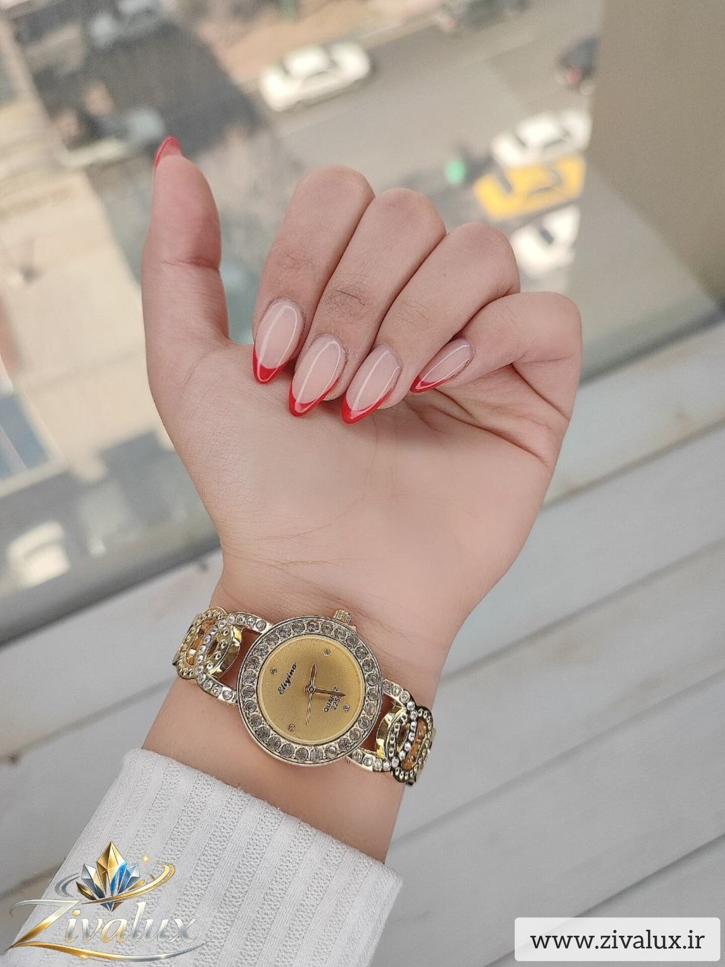 ساعت مچی زنانه مارک الینا ELIYINA بند فلزی