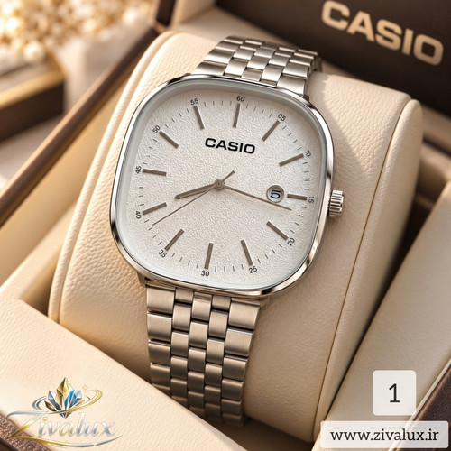 ساعت مچی مردانه مارک کاسیو CASIO بند فلزی