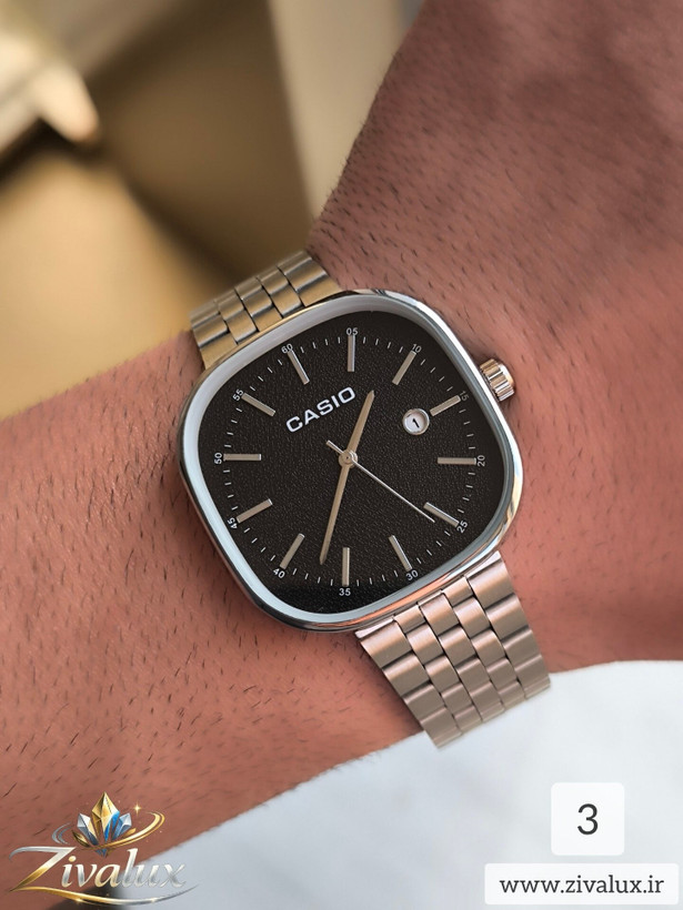 ساعت مچی مردانه مارک کاسیو CASIO بند فلزی