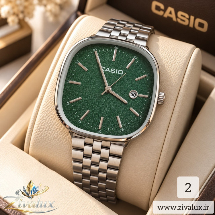ساعت مچی مردانه مارک کاسیو CASIO بند فلزی