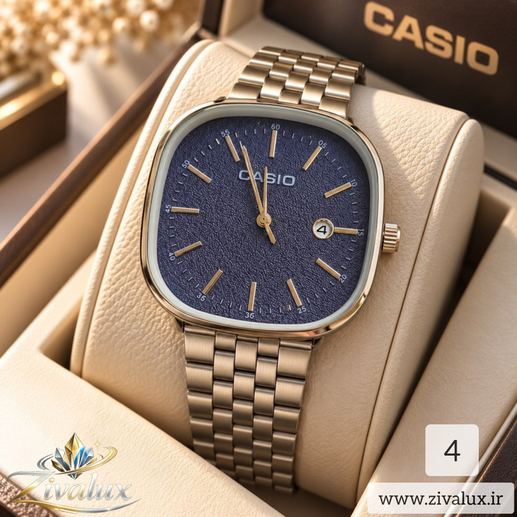 ساعت مچی مردانه مارک کاسیو CASIO بند فلزی