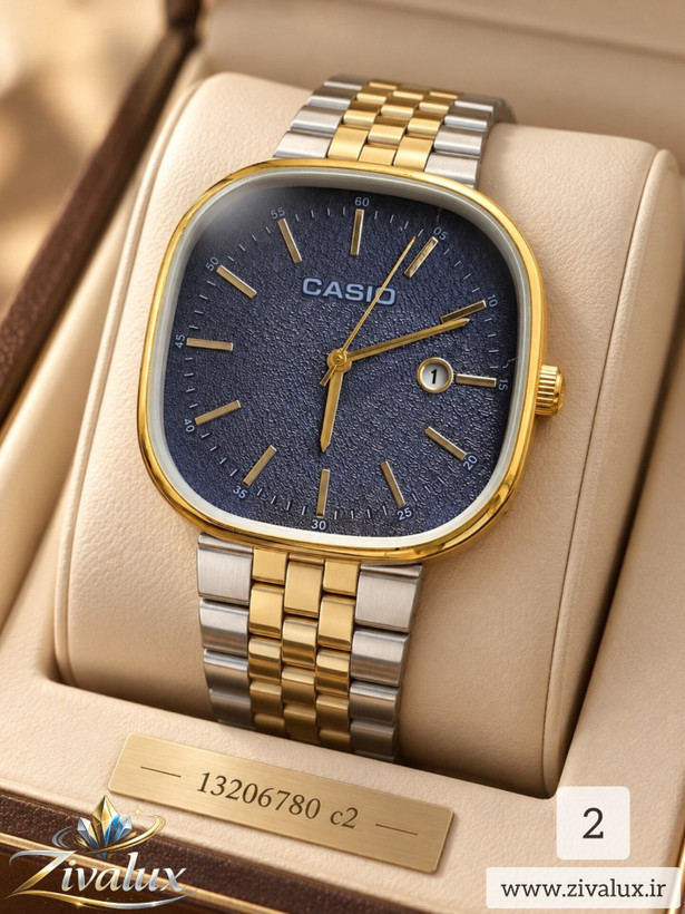 ساعت مچی مردانه مارک کاسیو CASIO بند فلزی