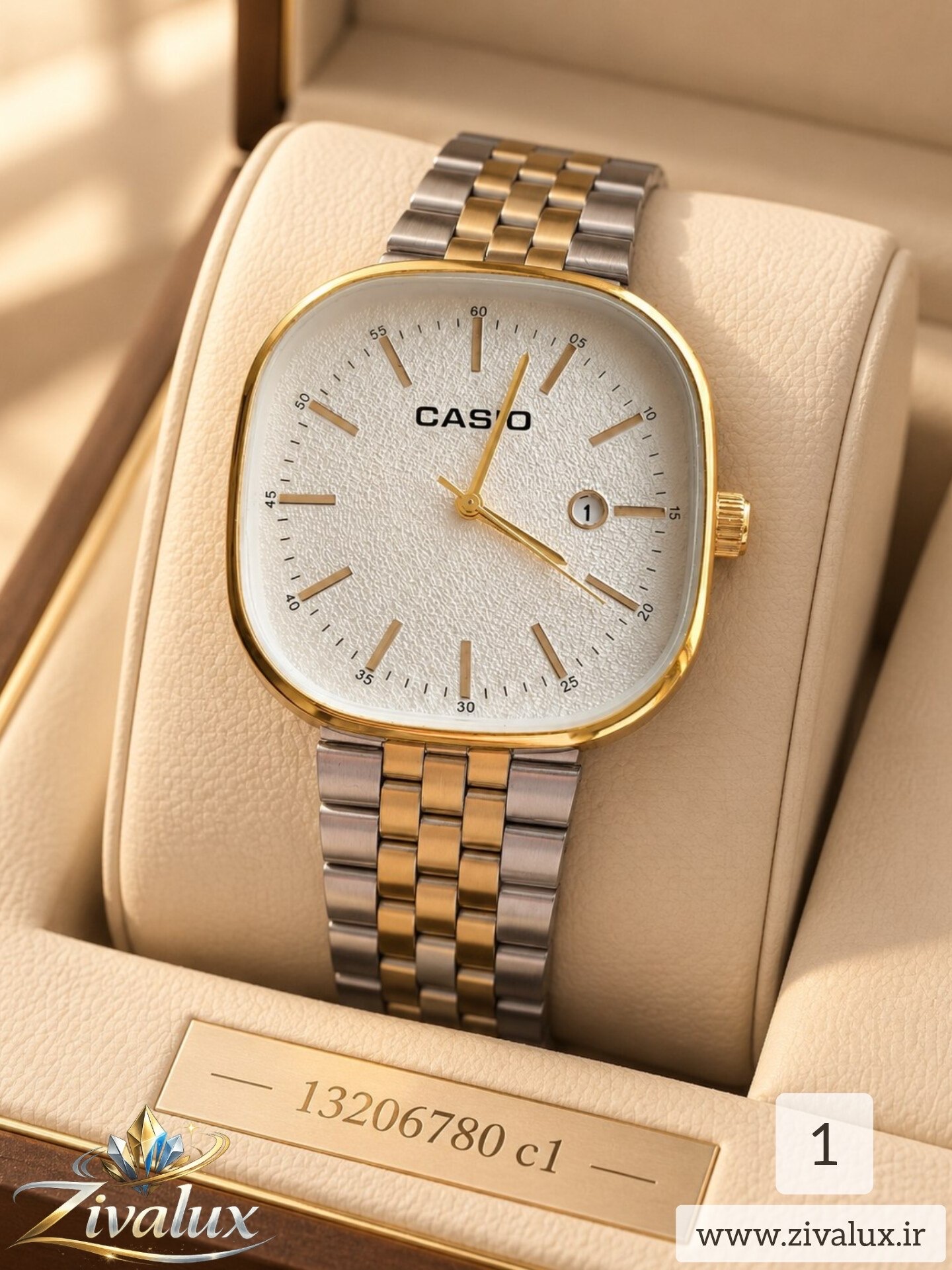 ساعت مچی مردانه مارک کاسیو CASIO بند فلزی