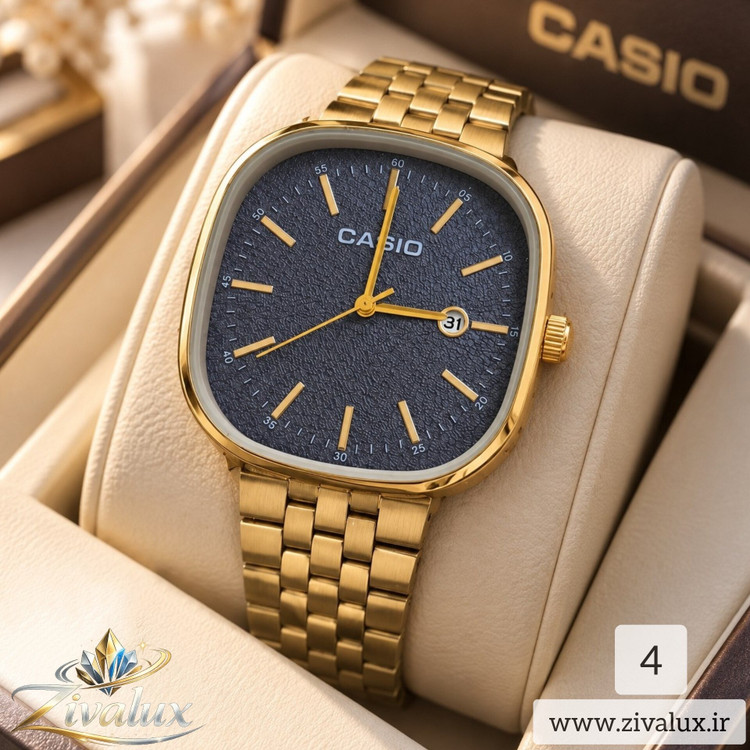 ساعت مچی مردانه مارک کاسیو CASIO بند فلزی