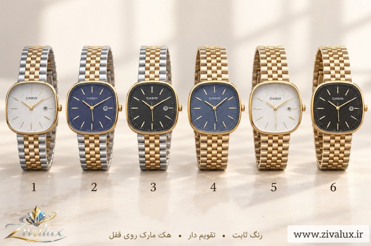 ساعت مچی مردانه مارک کاسیو CASIO بند فلزی