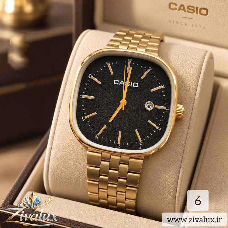 ساعت مچی مردانه مارک کاسیو CASIO بند فلزی