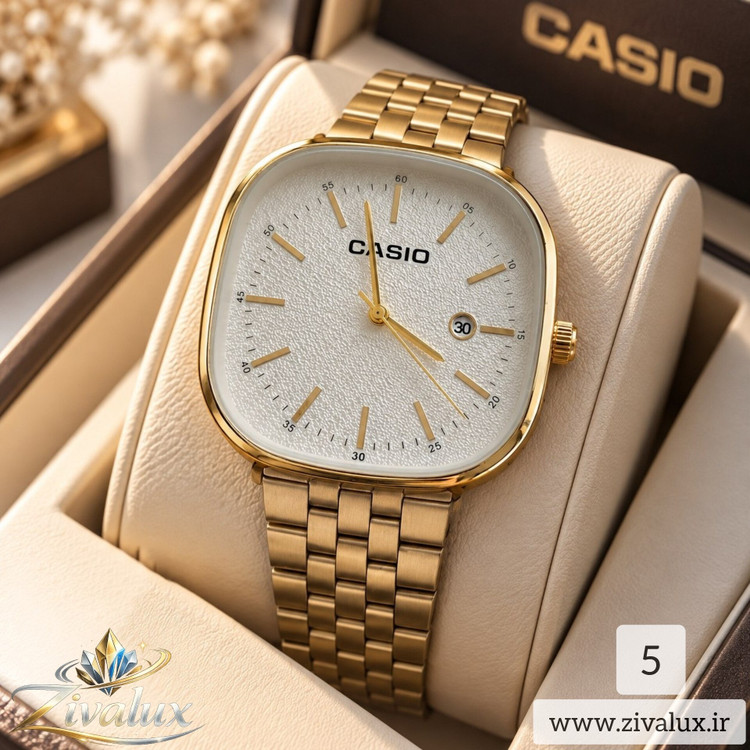 ساعت مچی مردانه مارک کاسیو CASIO بند فلزی