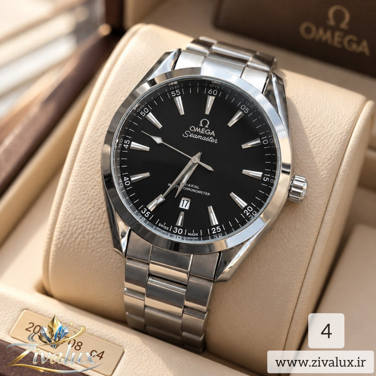 ساعت مچی مردانه مارک اومگا OMEGA بند فلزی