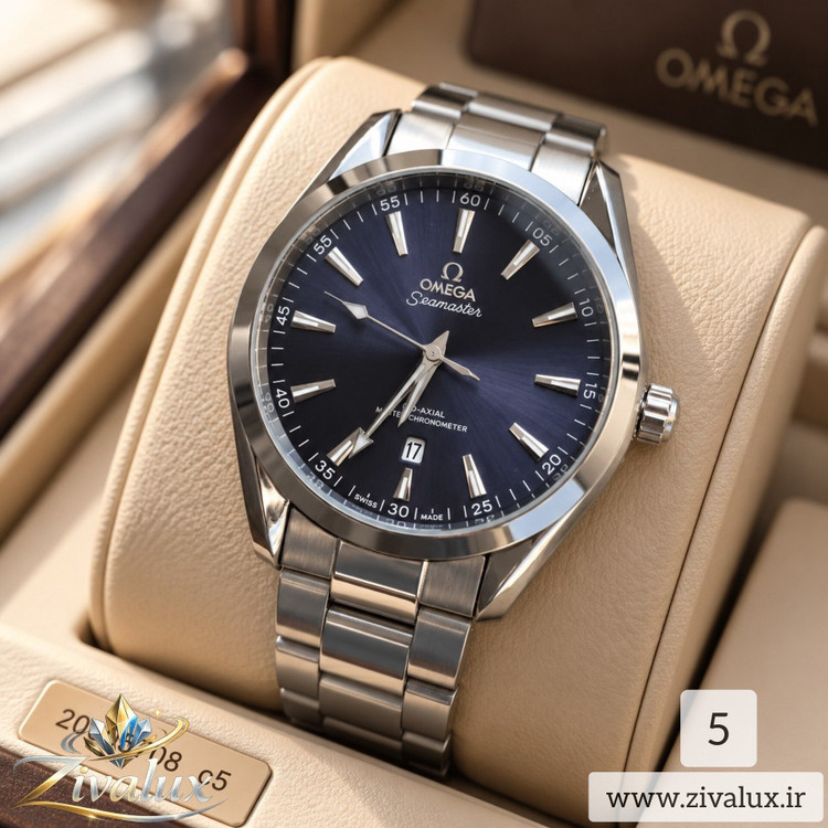 ساعت مچی مردانه مارک اومگا OMEGA بند فلزی
