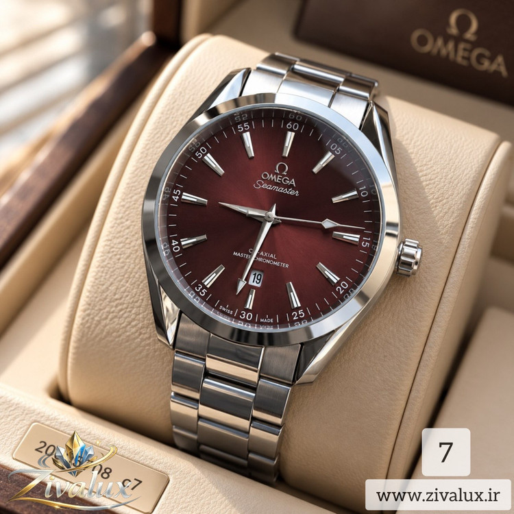 ساعت مچی مردانه مارک اومگا OMEGA بند فلزی