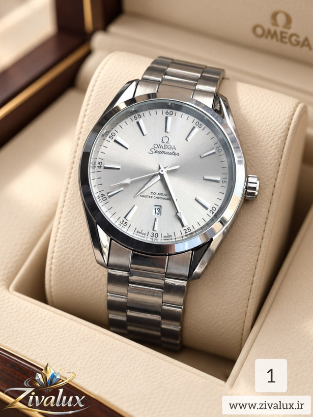 ساعت مچی مردانه مارک اومگا OMEGA بند فلزی