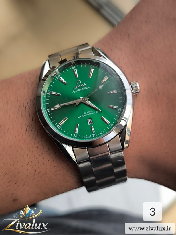 ساعت مچی مردانه مارک اومگا OMEGA بند فلزی