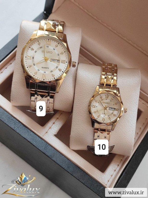 ست ساعت مچی مارک سیکو SEIKO بند استیل