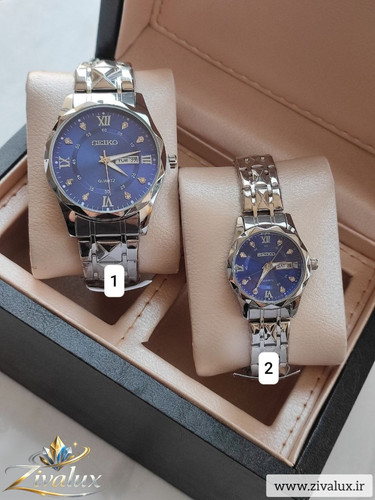 ست ساعت مچی مارک سیکو SEIKO بند استیل