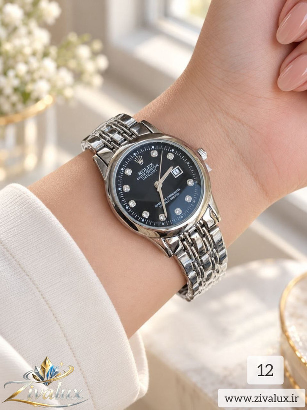 ست ساعت مچی مردانه و زنانه مارک رولکس ROLEX بند استیل
