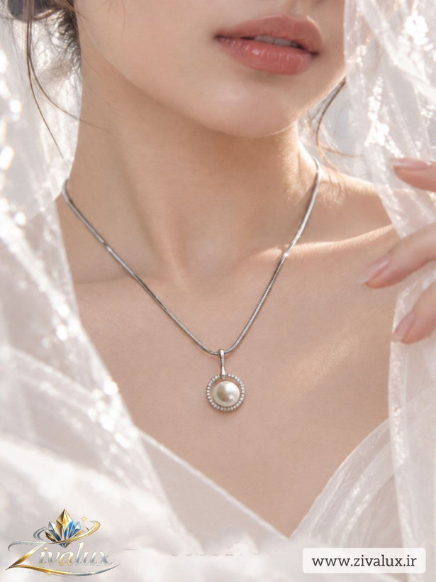 گردنبند زنانه مارک ژوپینگ XUPING مروارید دار