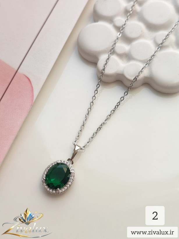 گردنبند زنانه مارک ژوپینگ XUPING نگین دار
