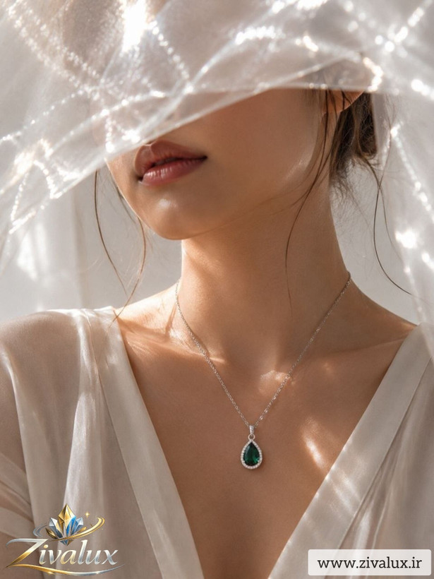 گردنبند زنانه مارک ژوپینگ XUPING نگین دار