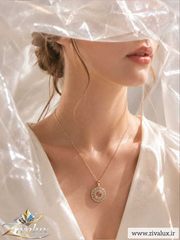 گردنبند زنانه مارک ژوپینگ XUPING نگین دار