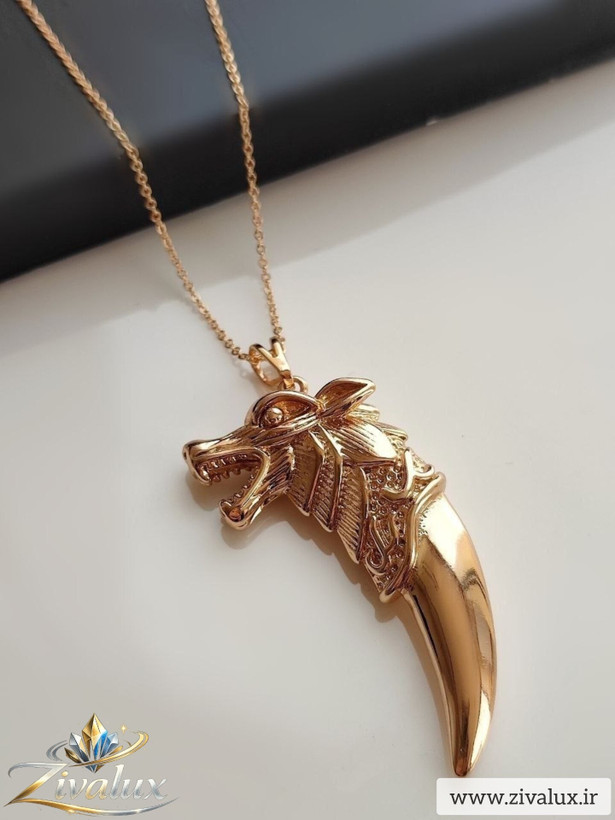 گردنبند زنانه مارک ژوپینگ XUPING طرح دندان گرگ